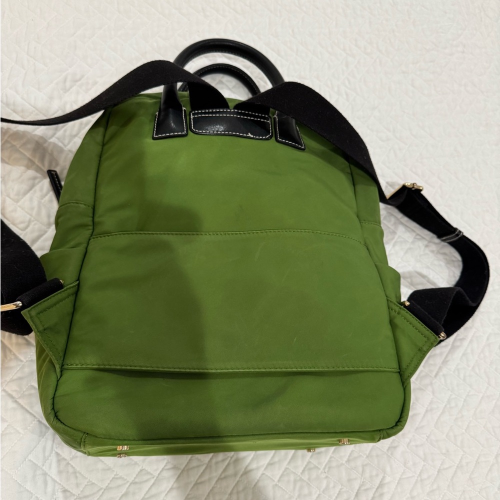 Green Backpack with Black Accents - Picture 4 of 6